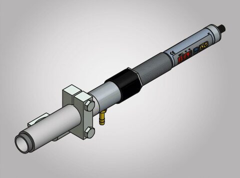 Combinaison de montage avec pyromètre