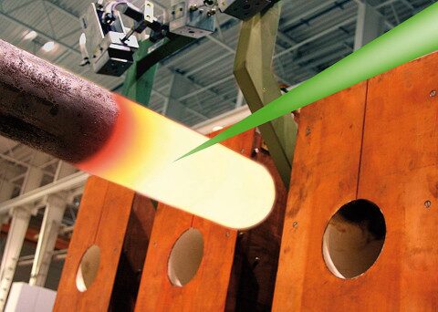 Kızgın çelik üzerinde sıcaklık ölçümü