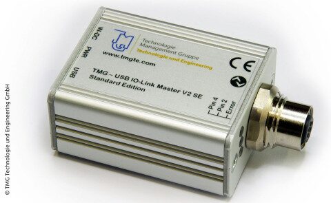 Master IO-Link per il collegamento di un dispositivo IO-Link a un PC tramite l'interfaccia USB.