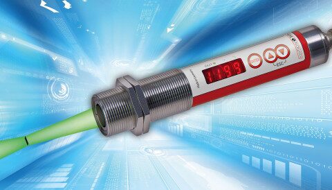 図 8 LED パイロットライト付きコンパクトなパノラマパイロメーター。
