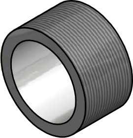 Threaded Ring M65x35