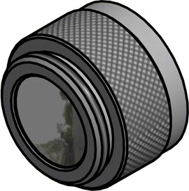 ZnS-Scheibenvorsatz PS 11/D AF 2