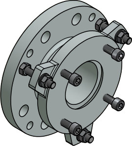 Ball flange PB 08/I AF 2